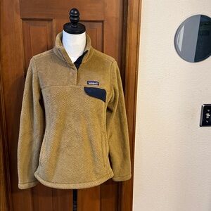 PRICE FIRM Patagonia Brown Fleece Jacket Size S
